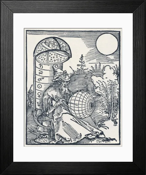 Framed Print : Mediaeval Astronomer Framed Print : Mediaeval Astronomer