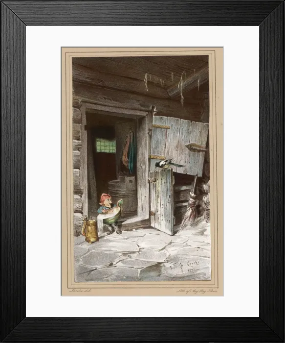 Framed Print : Nisses Christmas Treat Framed Print : Nisses Christmas Treat