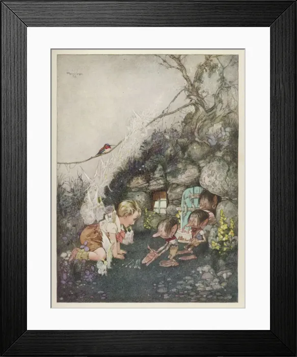 Framed Print : Little Folk / Gnome Framed Print : Little Folk / Gnome