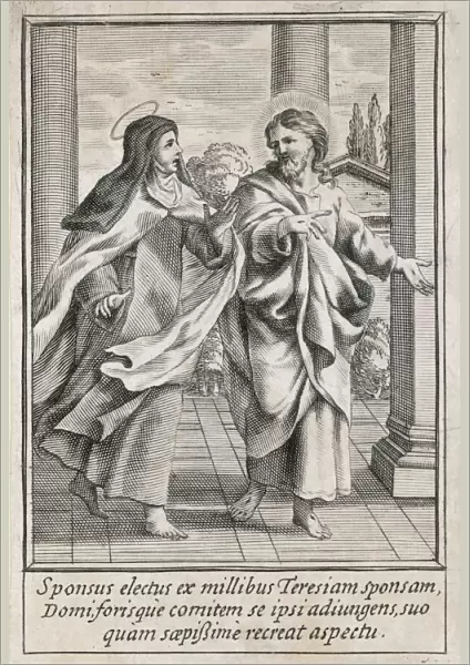 St Teresa with Christ
