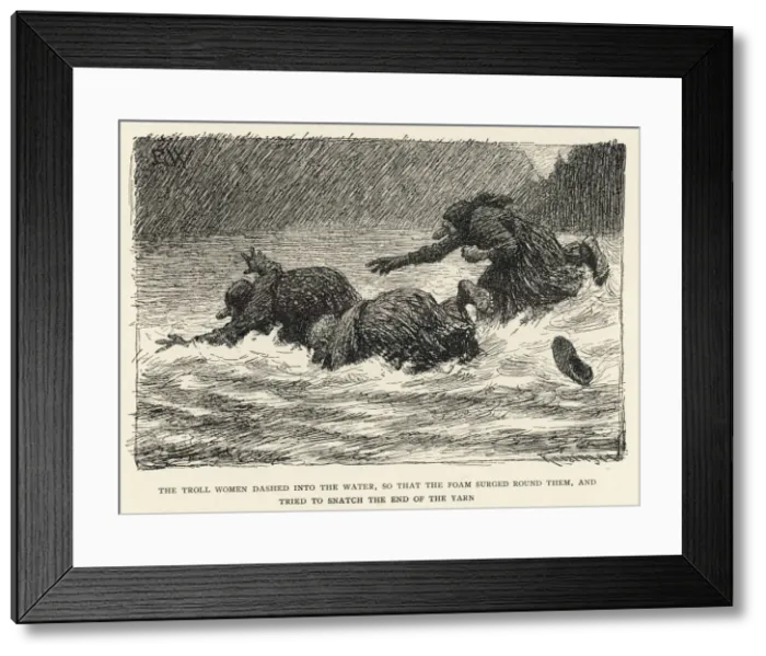 Framed Print : Folklore / Trolls Framed Print : Folklore / Trolls