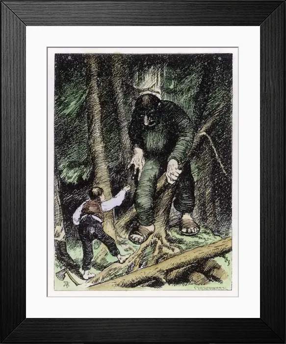 Framed Print : Folklore / Trolls Framed Print : Folklore / Trolls