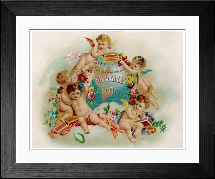 Framed Print : Cigars Label Framed Print : Cigars Label