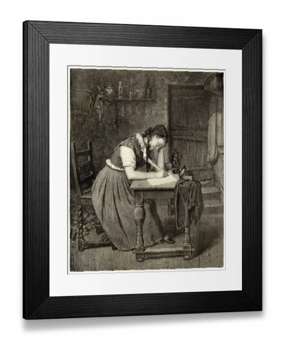 Framed Print : Communications / Writing Framed Print : Communications / Writing