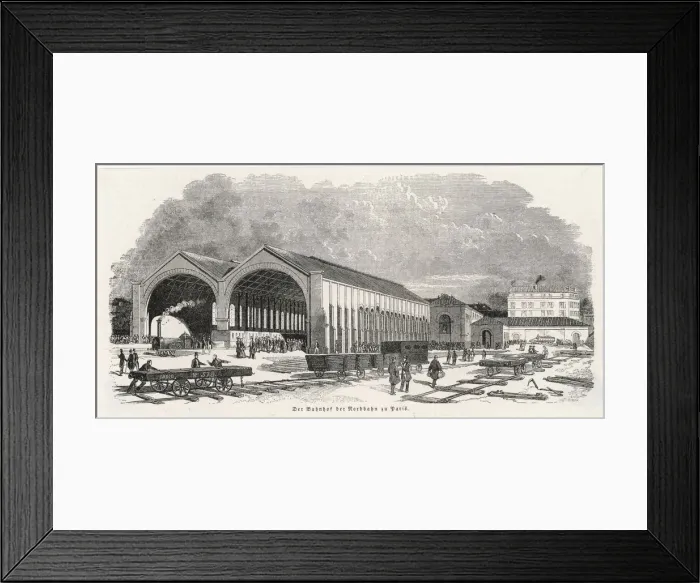 Framed Print : Gare Du Nord, Paris Framed Print : Gare Du Nord, Paris
