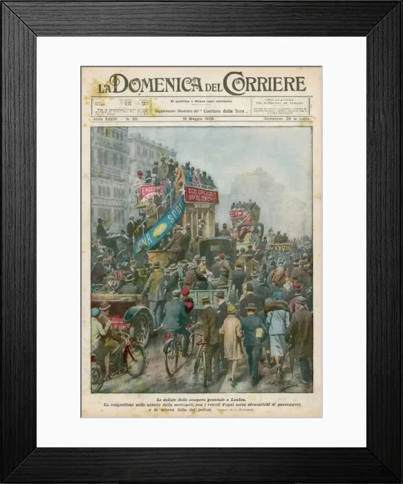 Framed Print : General Strike 1926 Framed Print : General Strike 1926