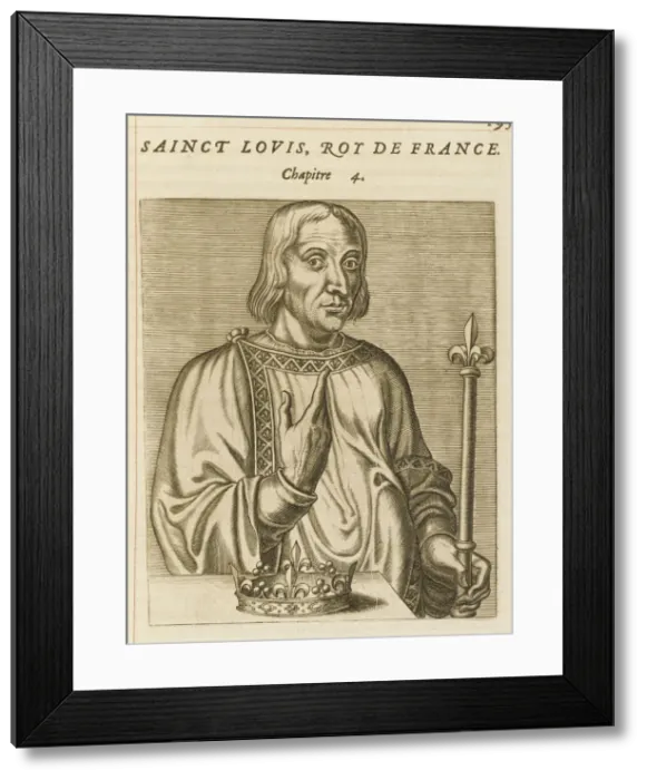 Framed Print : Louis Ix, French Royalty Framed Print : Louis Ix, French Royalty