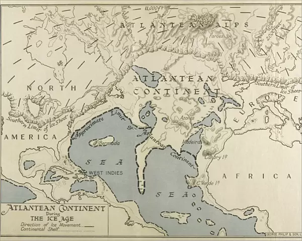 Atlantean Continent Map
