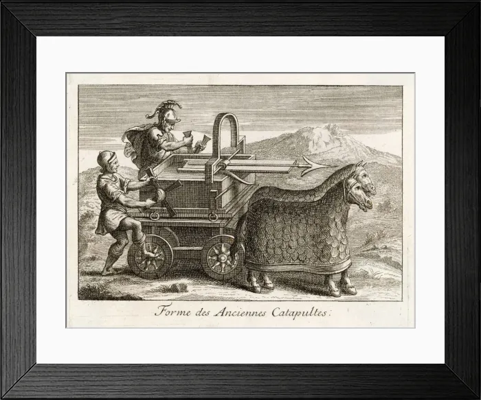Framed Print : Roman Catapult Framed Print : Roman Catapult