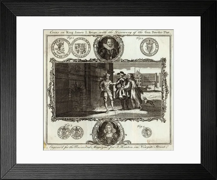 Framed Print : Guy Fawkes Arrested Framed Print : Guy Fawkes Arrested
