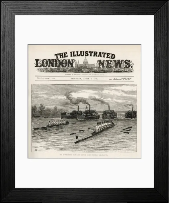 Framed Print : Oxford V Cambridge 1882 Framed Print : Oxford V Cambridge 1882