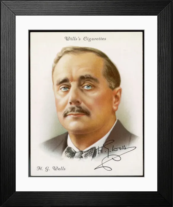 Framed Print : Hg Wells / Cig Card Framed Print : Hg Wells / Cig Card