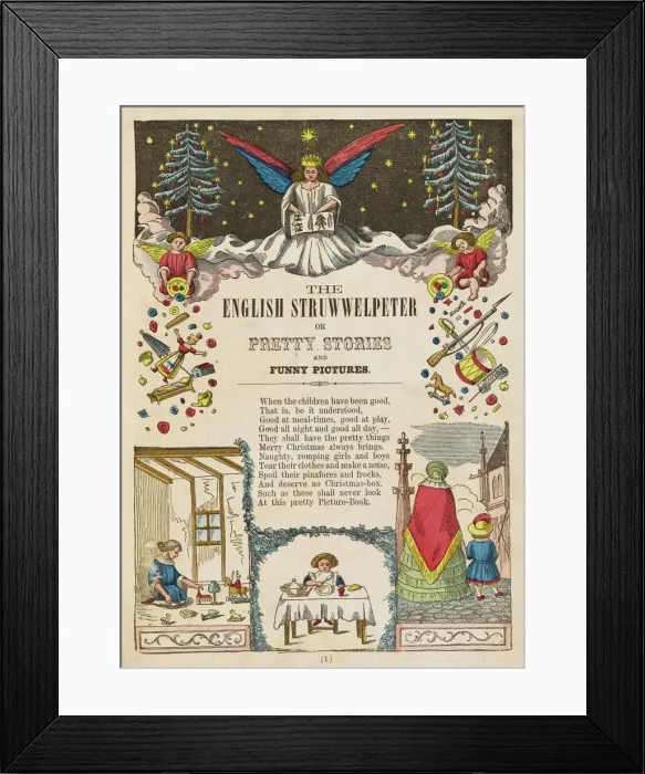Framed Print : Struwwelpeter / Hoffmann Framed Print : Struwwelpeter / Hoffmann