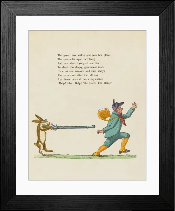 Framed Print : Hoffmann / Man Shooting Framed Print : Hoffmann / Man Shooting