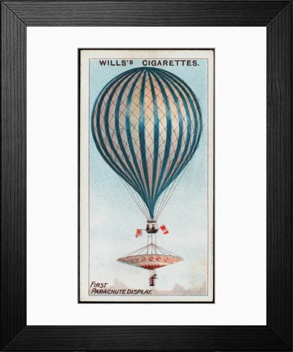 Framed Print : PARACHUTE. Cockings parachute Framed Print : PARACHUTE. Cockings parachute