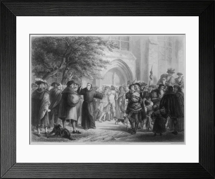 Framed Print : LUTHERs 95 THESES Framed Print : LUTHERs 95 THESES