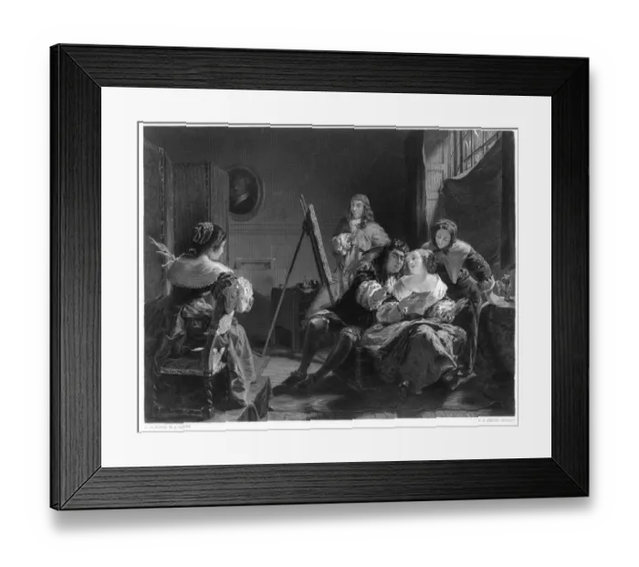 Framed Print : Pepys Wife Painted Framed Print : Pepys Wife Painted
