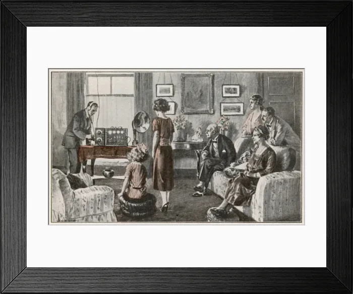 Framed Print : Entertainment / Radio Framed Print : Entertainment / Radio