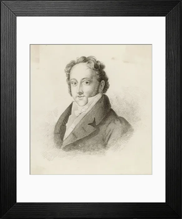 Framed Print : Rossini / Pinnock 1823 Framed Print : Rossini / Pinnock 1823