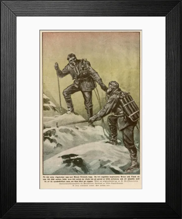 Framed Print : Sport / Climbing / Himalayas Framed Print : Sport / Climbing / Himalayas