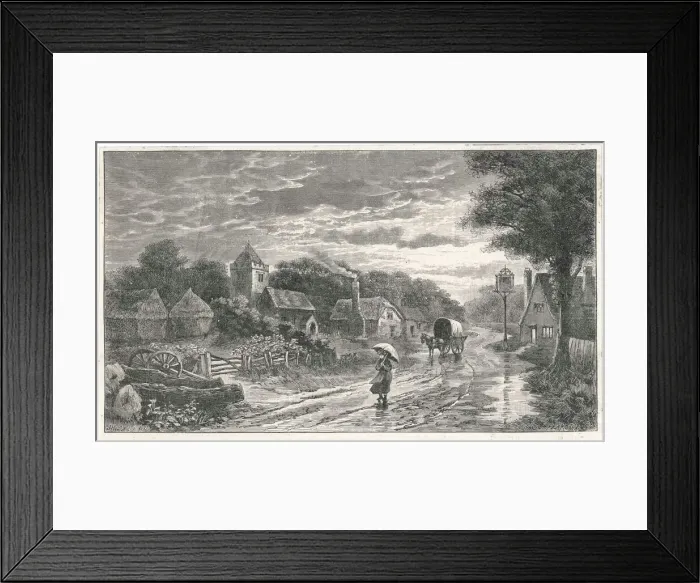 Framed Print : Social / Essex Evening 19C Framed Print : Social / Essex Evening 19C