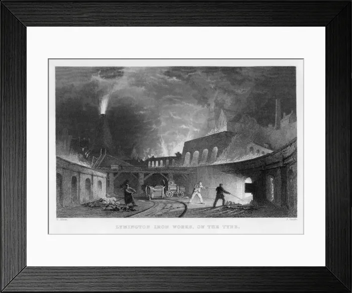 Framed Print : Industry / Metals / Iron Framed Print : Industry / Metals / Iron