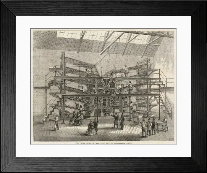 Framed Print : Communications / Printing / Framed Print : Communications / Printing /