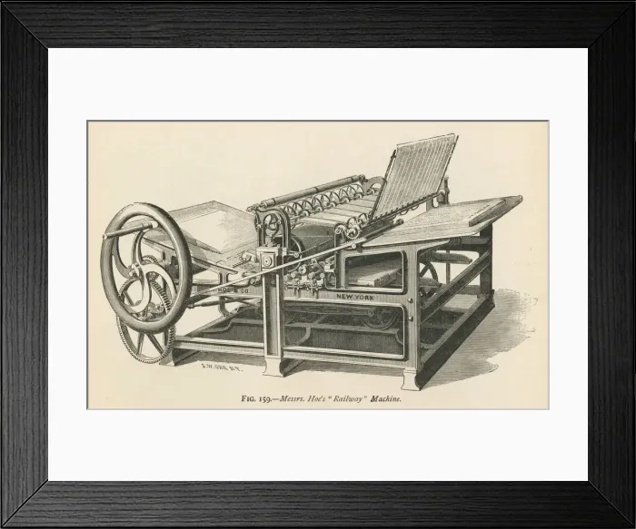 Framed Print : Communications / Printing / Framed Print : Communications / Printing /