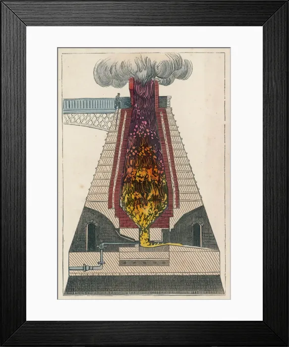 Framed Print : Industry / Metals / Iron Framed Print : Industry / Metals / Iron