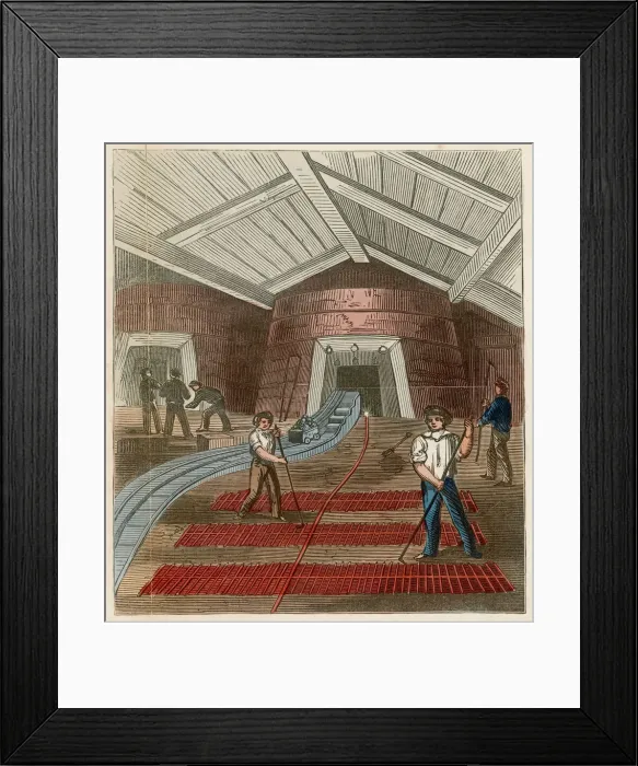 Framed Print : Industry / Metals / Iron Framed Print : Industry / Metals / Iron