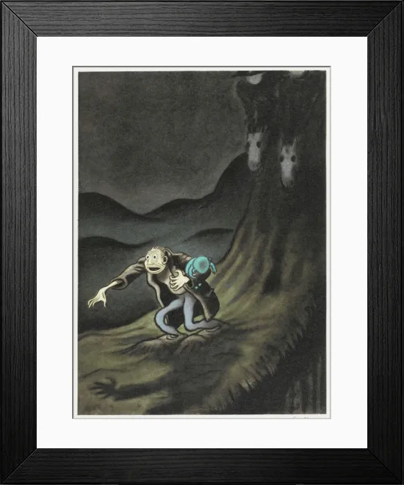 Framed Print : DREAMING. Dream Situation : the Dream of Impeded Movement Framed Print : DREAMING. Dream Situation : the Dream of Impeded Movement