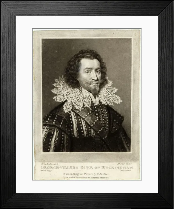 Framed Print : Duke of Buckingham 17C Framed Print : Duke of Buckingham 17C