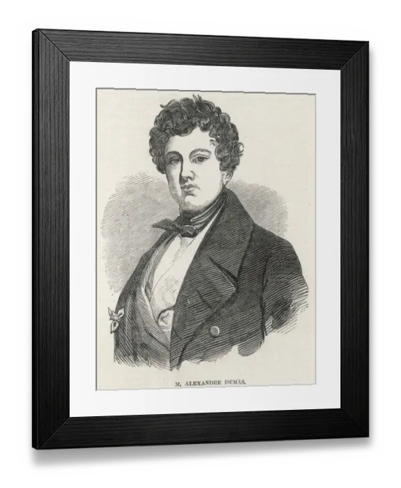 Framed Print : DUMAS (1802 - 1870) Framed Print : DUMAS (1802 - 1870)