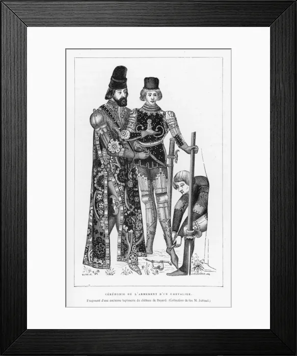 Framed Print : Young Knight Armed Framed Print : Young Knight Armed