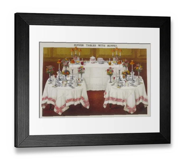 Framed Print : Table Setting Framed Print : Table Setting