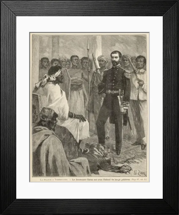 Framed Print : Caron & Chief Tidiani Framed Print : Caron & Chief Tidiani