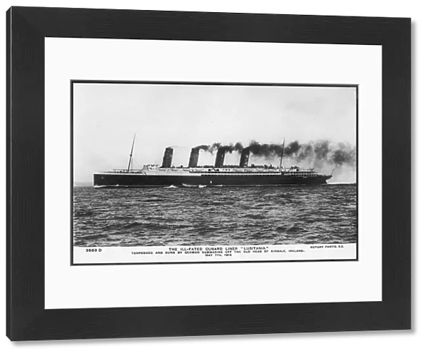 Lusitania in 1908