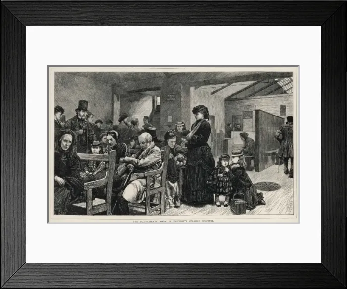 Framed Print : Hospitals / Britain Framed Print : Hospitals / Britain