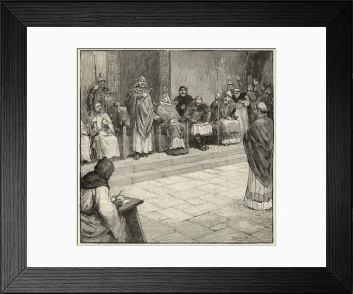 Framed Print : Council of Whitby Framed Print : Council of Whitby