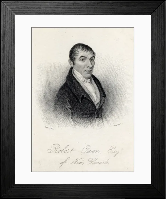 Framed Print : OWEN (1771-1858) Framed Print : OWEN (1771-1858)