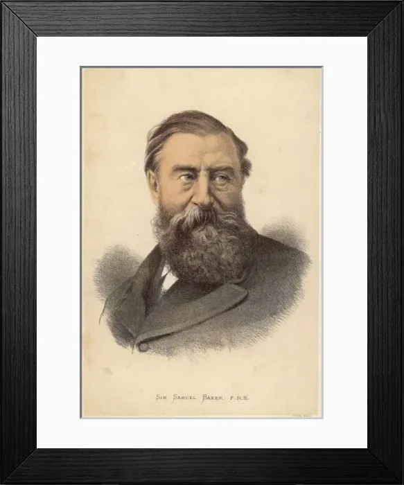 Framed Print : Samuel Baker / Explorer Framed Print : Samuel Baker / Explorer