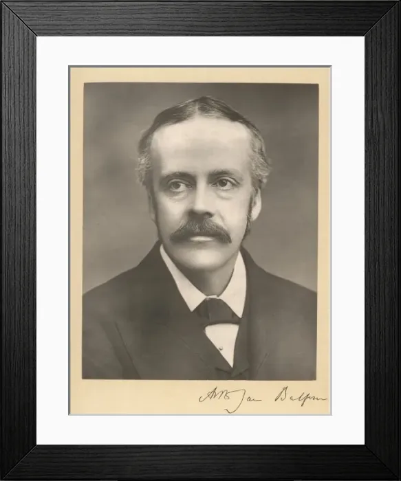 Framed Print : Arthur James Balfour Framed Print : Arthur James Balfour