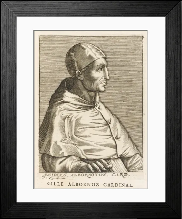 Framed Print : ALBORNOZ (1310? - 1367) Framed Print : ALBORNOZ (1310? - 1367)