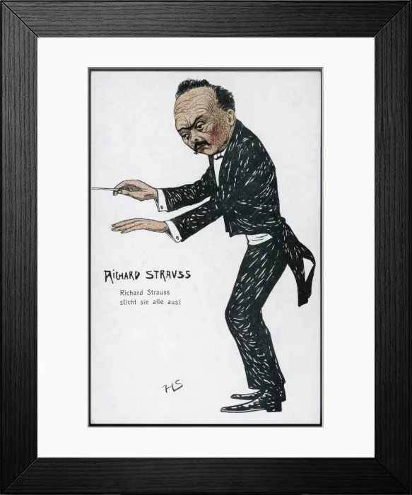 Framed Print : STRAUSS (1864 - 1949) Framed Print : STRAUSS (1864 - 1949)