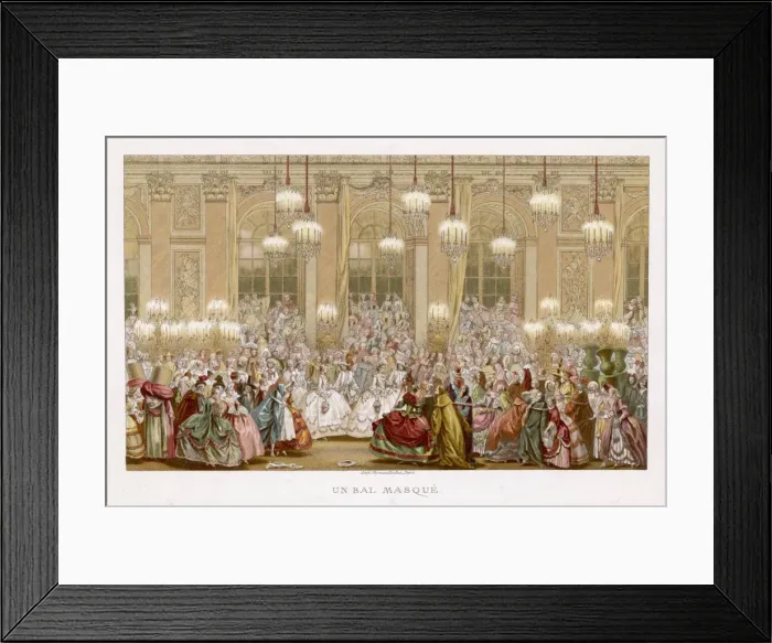 Framed Print : Social Scenes / France / C18 Framed Print : Social Scenes / France / C18