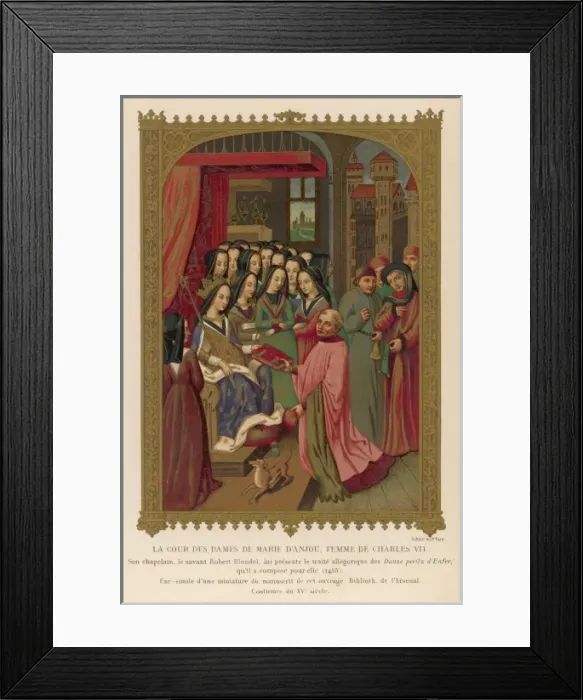 Framed Print : Social Scenes / France / C15 Framed Print : Social Scenes / France / C15