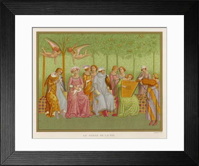 Framed Print : Italy / Nobles 14C Framed Print : Italy / Nobles 14C