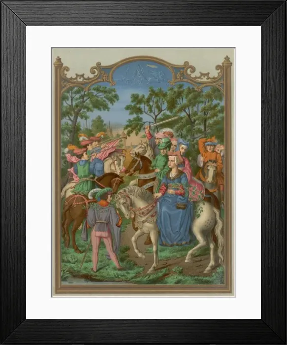 Framed Print : Social Scenes / France / C15 Framed Print : Social Scenes / France / C15