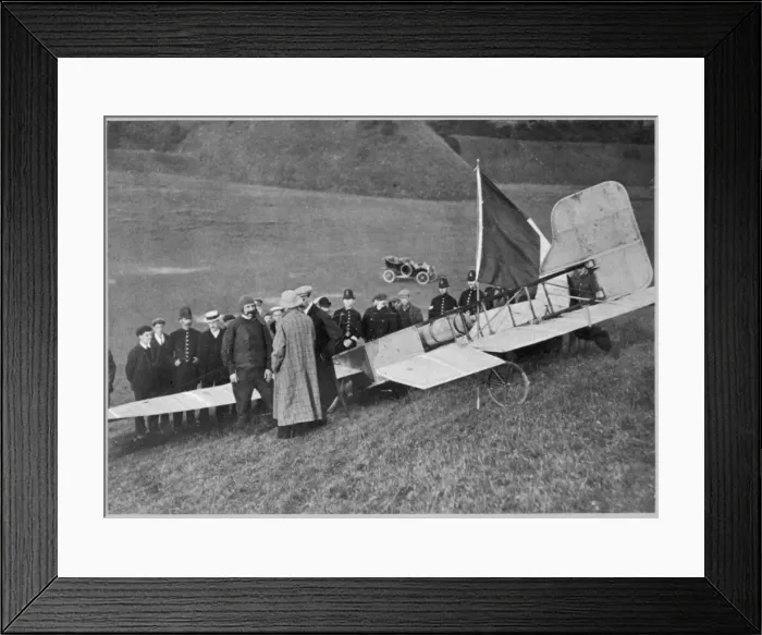 Framed Print : Bleriots Landing, Dover Framed Print : Bleriots Landing, Dover
