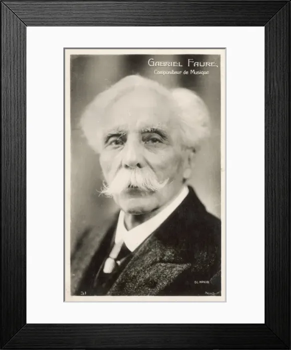 Framed Print : FAURE ( 1845 - 1924 ) Framed Print : FAURE ( 1845 - 1924 )